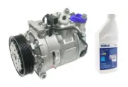 A/C Compressor w/ 1L A/C Compressor Oil for AUDI A6 A6 Quattro 3.0L V6 2002-2004 (for: Audi)