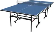 Professional MDF Indoor Ping Pong Table with Quick Clamp Net - Easy Assembly