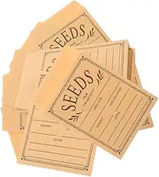 SHINEOFI Sturdy Seedling Envelopes 100pcs Small Envelopes Self-Seal Reusable for Vegetable Seeds Collection