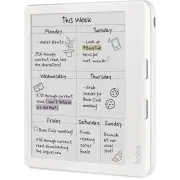 Kobo Libra Colour White with SleepCover Case (Dusk Blue)