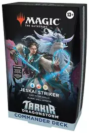 Tarkir Dragonstorm - Jeskai Striker Commander Deck: WotC Magic the Gathering