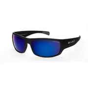 MAKO ESCAPE 9581 Matte Black Frame Glass Lens HDIR Brown Blue Mirror Sunglasses