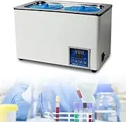 600W Digital Thermostatic Lab Water Bath 6L Water Bath Heater 1 Chamber with 2 Openings, for Lab Use