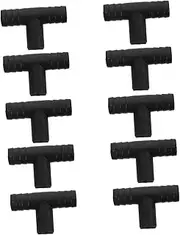Cabilock Desk Fountain Hose Splitter Assortment Kit 10pcs 3-Way Line Connectors Plastic Material Sturdy Practical