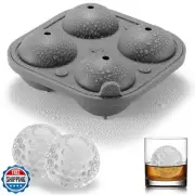 ACOOKEE Golf Ice Cube Trays, 2.5" Large Sphere Round Golf Ice Cube Mold for C