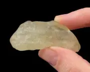 LIBYAN DESERT GLASS, Raw Crystal - Rare, B Grade - Raw Rocks and Minerals, 52167