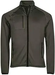 [Tee Jays] Mens Fleece Jacket (UK Size: L) (Deep Green)