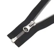 YaHoGa 2PCS #5 29 Inch Silver Separating Jacket Zipper Y-Teeth Metal Zippers ...