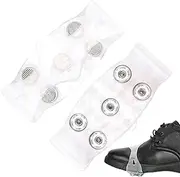 [Generic] Snow Spikes for Shoes - Climbing Ice Shoes Grippers | 5-Spikes Crampons Ice Cleats Non-Slip Snow Traction Ice Gripper for Shoes