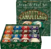 Genuine Belgian Aramith Camoflage Pool/Billiard Ball Set (Phenolic Resin)