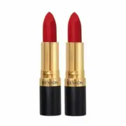 2 X REVLON SUPER LUSTROUS MATTE LIPSTICK ❤ 052 SHOW STOPPER ❤ GLOSSI