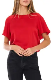 1.STATE Raglan Sleeve Top in Deep Rouge at Nordstrom, Size Medium