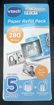 VTech KidiZoom Printcam Paper Refill: 280 Photos 3 Regular And 2 Sticker Rolls