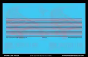 HO Scale Grand Canyon Railroad Stripes Decal Set
