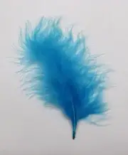 30 Pcs MARABOU PLUMAGE Feathers 2-5" Color : SKY BLUE for Crafts, Halloween
