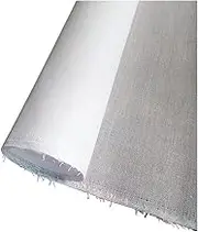 Fusible Interfacing Fabric Track Iron Iron on Interfacing DIY Hats Bags Single Face Glue Woven Stiffness Interfacing Cloth-Lined Interlining Fabric White