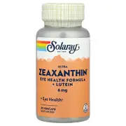 Solaray, Ultra Zeaxanthin™, Eye Health Formula + Lutein, 30 VegCaps