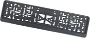 MagiDeal EU License Plate Frame Holder License Plate Frame Cover Number Holder for Women and Man Premium Sturdy Replacement, Black