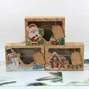 Christmas Candy Cookie Boxes Bakery Gift Boxes Cupcake Muffin Cake Box