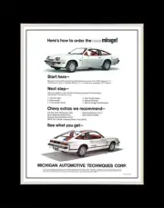 1977 Chevy Monza - Matted for 11x14 Frame