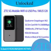 ZTE Portable WiFi 5G Router MU5120 WIFI 6 MU5120 10000mAh 3600Mbps Hotspot