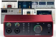 Focusrite Scarlett 4i4 (4th Gen) Audio Interface and Waves Musicians 2 Bundle