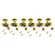 Kluson 3+3 Prestige Vertical Mount Open Bronze Gear Tuners Gold KP-3V-GOR