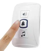 Wireless Door Bell Cordless Plug In Doorbell LED Flash 32 Chimes 150M Range Home