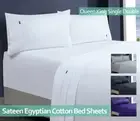 Premium 1000T Egyptian Cotton Fitted Sheet Bedding Mega Queen King Single Double