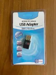 Blueshadow 600Mbps Bluetooth USB WiFi Adapter Dongle Dual Band 2.4/5Ghz AC600