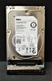 0529FG 529FG Dell 4TB 7.2K 6Gbps 128MB 3.5" SAS SERVER HDD Hard Drive W/Caddy