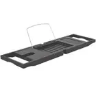 Butlers Banyan Bamboo Bath Caddy Black 70x22cm Over Tub Storage Holder/Tray