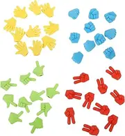 PLAFOPE 40Pcs Finger Shaped Erasers for Students Cartoon Decorative Erasing Stationery Lightweight and Present for Fun Classroom Supplies