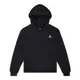 【CONVERSE】STAR CHEVRON HOODIE FT 連帽上衣 帽TEE 男女 黑色-10023874-A01