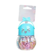 Basicare Elastic Hair Bands Pastel 130 Pack Medium