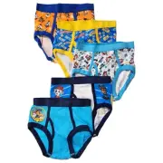 Boys 5 Pack Paw Patrol Chase & Marshall Cotton Underwear Briefs Size 6