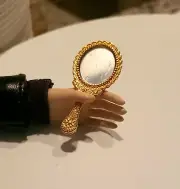 1/6 Scale Hand Mirror for Phicen Barbie Doll BJD Blythe Poppy Parker Miniature