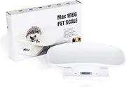 Digital Pet Scale, Multi-Function Digital Scale, Smart Pet Dog Cat Scale 22 Pound (lbs) Capacity Accurate Digital Scale White