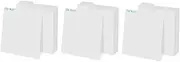 NUOBESTY 3sets Record Album Dividers Vinyl Record Organizers Book Shelf Tab Separators 10pcs*3