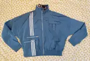 ADIDAS X IVY PARK Nylon Jacket Tracksuit Top Light Blue Unisex Size Small H33303