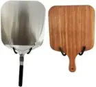 Rust Resistant Metal Wall Mounted Pizza Peel Rack, Black, 2 Pack