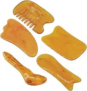 WOFASHPURET 1 Set 5pcs Scraping Board Set Scalp Massaging Massage Tool Body Massage Plate Fit Massager Facial Tools Scraper Tool Massaging Board Scraping Massage Tool