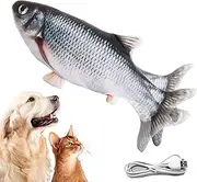 VAIZIQ Flopping Fish Electric Dog Toy, Realistic Flopping Fish Dog Exercise Toy, Interactive Pet Toys for Small and Medium Dogs