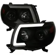 For Toyota Tacoma 05-11 Smoked Projector Headlights White Switchback Turn Signal (for: Toyota)