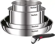 Tefal Ingenio Induction Stainless Steel 5 Pc Non-Stick Frying Pan Set