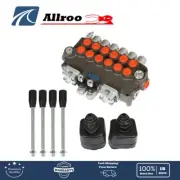 Hydraulic Backhoe Directional Control Valve 6 Spool, 21 GPM w/ 2 Joysticks