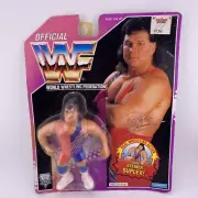 Scott Steiner WWF WWE Wrestling 1993 Hasbro Action Figure MOC Card Damage