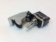 HD ON/OFF DPST 4P TOGGLE SWITCH 20 AMP WITH COVER CHROME