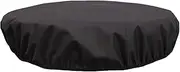 Round Built-In Stone Fire Pit Cover - Waterproof Stone Fires Pits Cover | Heavy Duty Round Covers for in Ground Firepits, Outdoor Weatherproof Shield, Uv Resistant Patio Fire Pit Protector