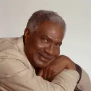 Actor And Civil Rights Activist Ossie Davis As He Poses Against A - Old Photo 3